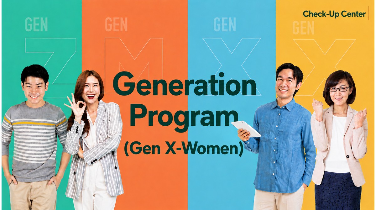 Package ตรวจสุขภาพหญิง Gen X Women