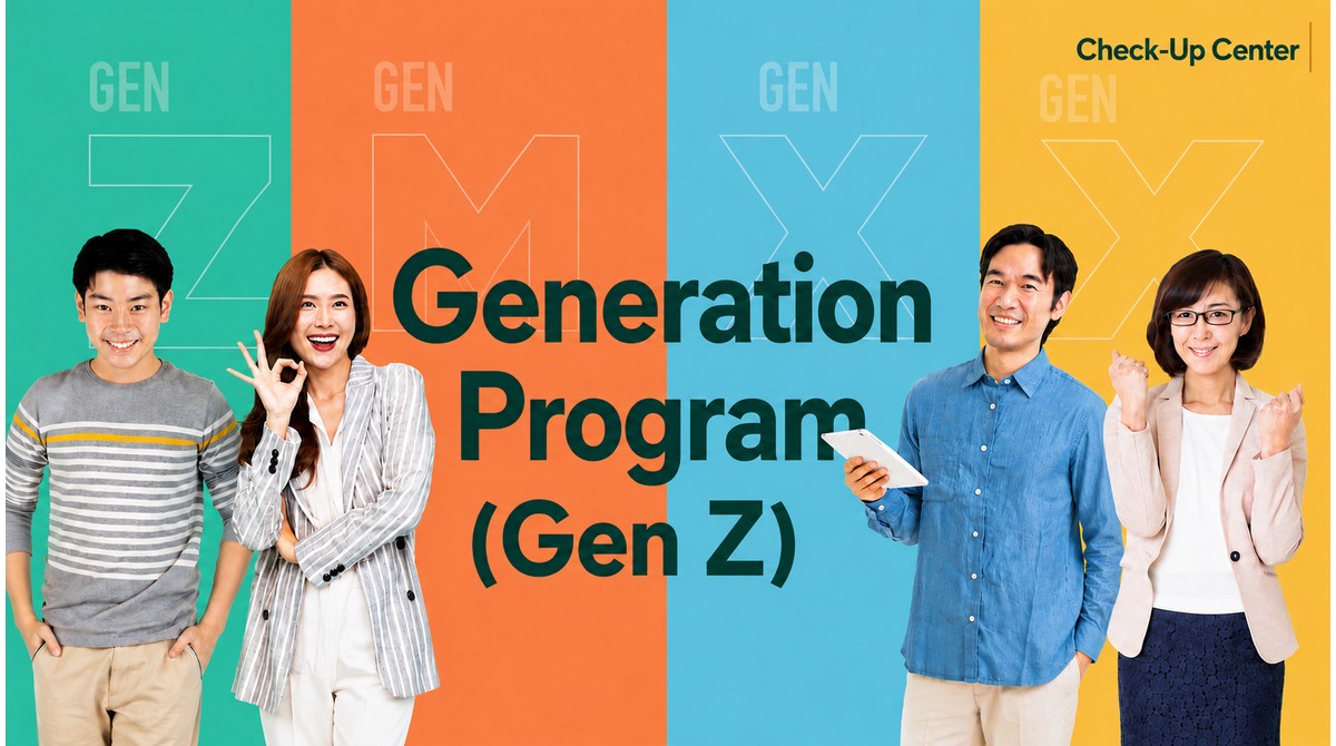 Package ตรวจสุขภาพชาย Gen Z
